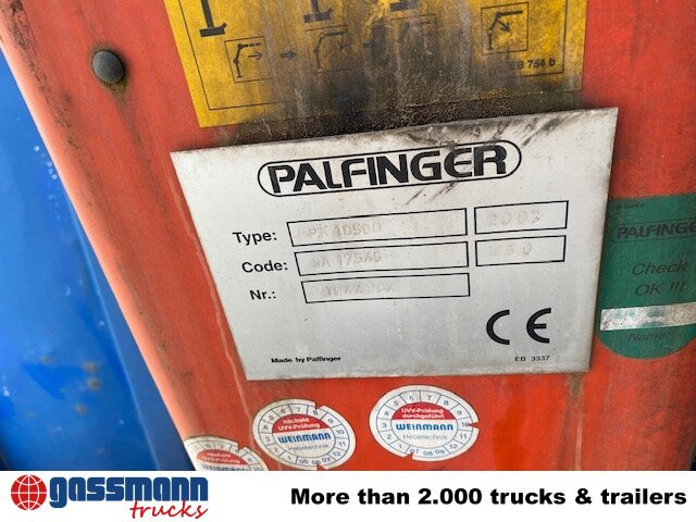 Mercedes-Benz Atego 1823 4x2 mit Kran Palfinger PK10500, - Camion benne, Camion grue: photos 3 Mercedes-Benz Atego 1823 4x2 mit Kran Palfinger PK10500, - Camion benne, Camion grue: photos 3