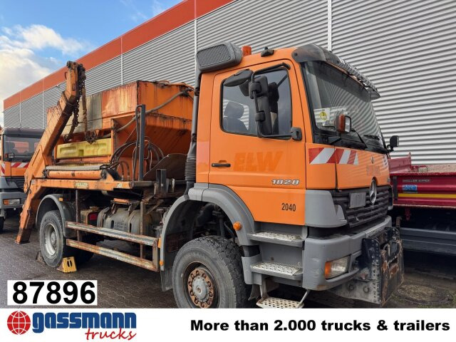 Mercedes-Benz Atego 1828 4x4, Tele-Absetzer, - Camion multibenne: photos 1 Mercedes-Benz Atego 1828 4x4, Tele-Absetzer, - Camion multibenne: photos 1
