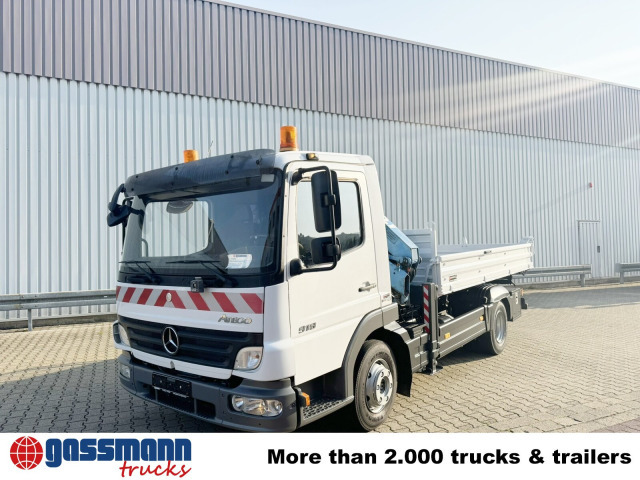 Mercedes-Benz Atego 818 K 4x2 mit Kran Atlas AK 50.1-A2 - Camion benne, Camion grue: photos 2 Mercedes-Benz Atego 818 K 4x2 mit Kran Atlas AK 50.1-A2 - Camion benne, Camion grue: photos 2
