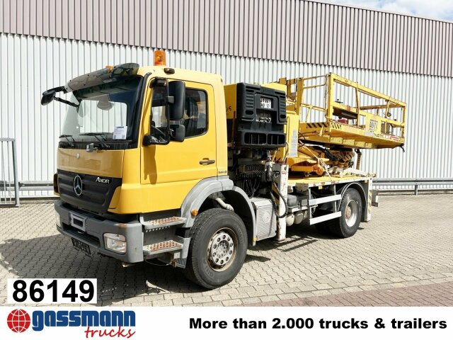 Mercedes-Benz Axor 1824 K 4x2, AMV Hubsteiger + Kompressor, - Camion avec nacelle: photos 1 Mercedes-Benz Axor 1824 K 4x2, AMV Hubsteiger + Kompressor, - Camion avec nacelle: photos 1
