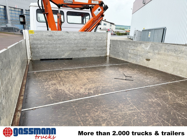 Mercedes-Benz LK 814 4x2, 6-Zylinder, Kran Tirre Euro 35 - Camion plateau, Camion grue: photos 2 Mercedes-Benz LK 814 4x2, 6-Zylinder, Kran Tirre Euro 35 - Camion plateau, Camion grue: photos 2