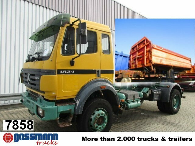 Mercedes-Benz SK 1824 AK 4x4 - Camion benne: photos 1 Mercedes-Benz SK 1824 AK 4x4 - Camion benne: photos 1