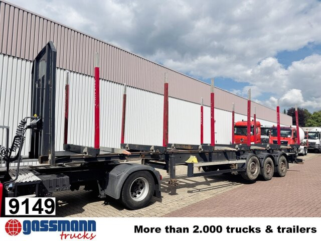 Schwarzmüller 3-Achs Holzauflieger, Liftachse, MEHRFACH - Semi-remorque grumier: photos 1 Schwarzmüller 3-Achs Holzauflieger, Liftachse, MEHRFACH - Semi-remorque grumier: photos 1