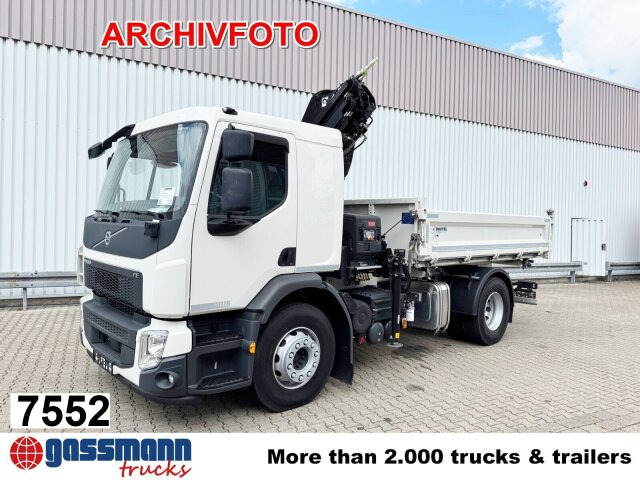 Volvo FL 280 4x4 mit 10-13 m/t Kran - Camion benne, Camion grue: photos 1 Volvo FL 280 4x4 mit 10-13 m/t Kran - Camion benne, Camion grue: photos 1