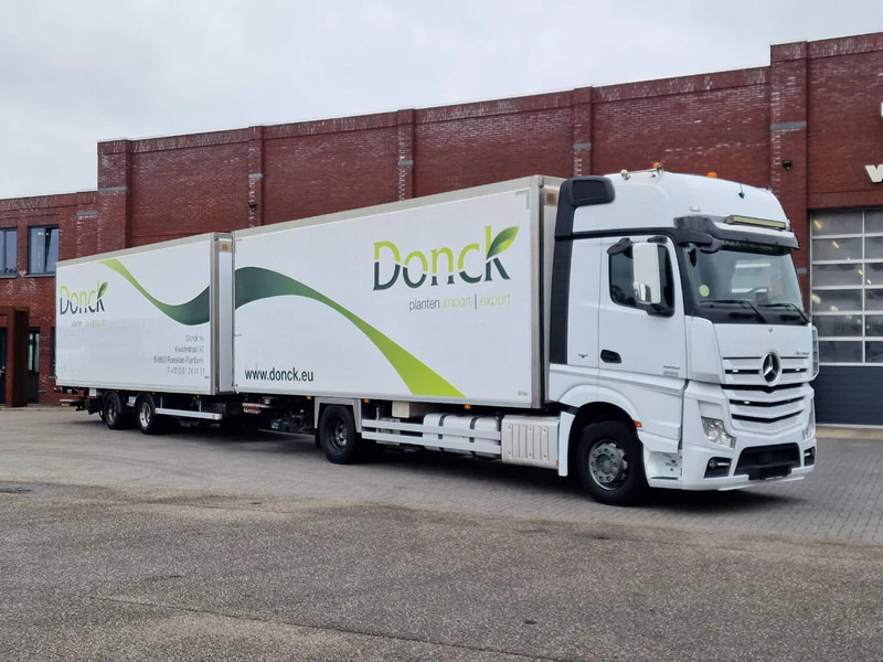 Mercedes-Benz Actros 1942 4x2 - Box with Loadlift - Full air + Pacton Trailer Loadlift - Heating system - Camion fourgon: photos 1 Mercedes-Benz Actros 1942 4x2 - Box with Loadlift - Full air + Pacton Trailer Loadlift - Heating system - Camion fourgon: photos 1