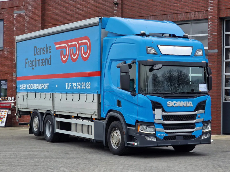 Scania P450 Highline 6x2*4 - Zepro loadlift - Steering axle - 5.15 WB - Full air - - Camion à rideaux coulissants: photos 1 Scania P450 Highline 6x2*4 - Zepro loadlift - Steering axle - 5.15 WB - Full air - - Camion à rideaux coulissants: photos 1