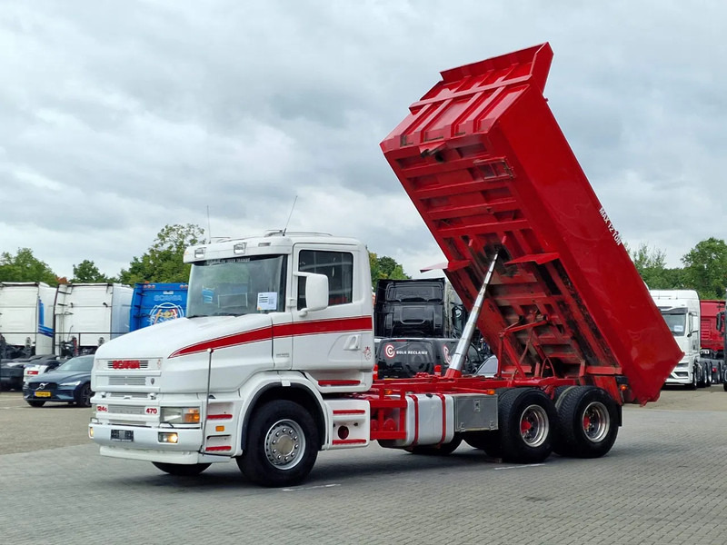 Scania T124-470 6x2 - Tipper - Manual gearbox - Full steel - Robson Drive - New Engine - Torpedo/Hauber - Camion benne: photos 4 Scania T124-470 6x2 - Tipper - Manual gearbox - Full steel - Robson Drive - New Engine - Torpedo/Hauber - Camion benne: photos 4