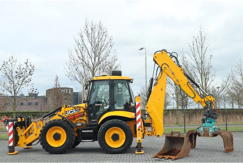 Tractopelle JCB 5CX WASTEMASTER | 4CX | SORTING GRAB | BUCKET | FORKS