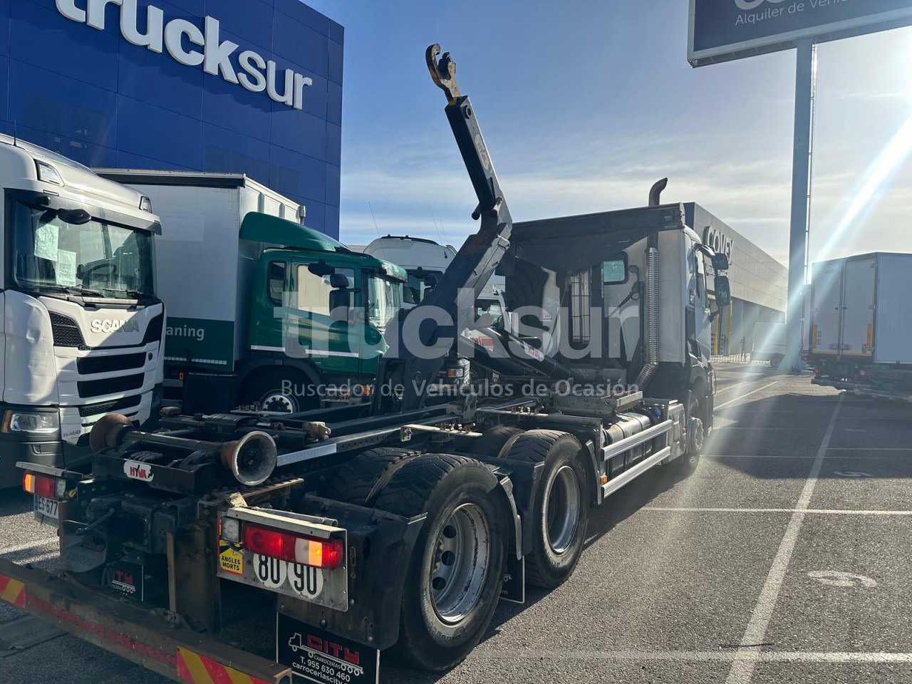 Camion ampliroll RENAULT C430.26 6X2: photos 9 Camion ampliroll RENAULT C430.26 6X2: photos 9