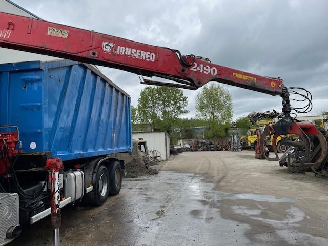 Camion benne, Camion grue Mercedes Actros 2640: photos 12