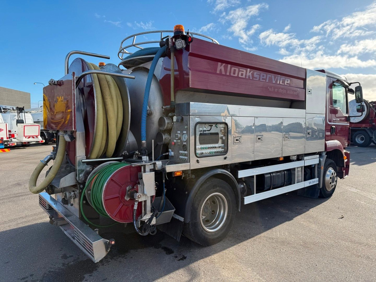 MAN TGM 14.250 VM-Tarm Stainless Steel 5600 l. Kombi - Camion hydrocureur: photos 3 MAN TGM 14.250 VM-Tarm Stainless Steel 5600 l. Kombi - Camion hydrocureur: photos 3