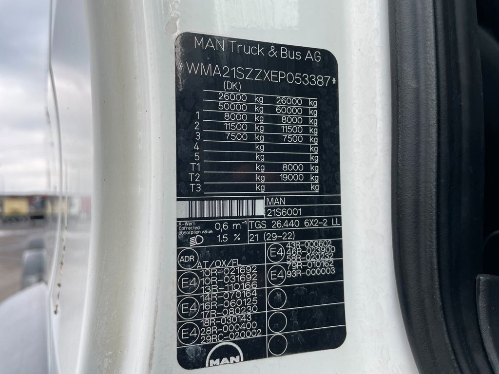 Châssis cabine MAN TGS 26.440 6x2*4 ADR Fahrgestell Euro 6 MAN TGS 26.440 6x2*4 ADR Fahrgestell Euro 6: photos 15