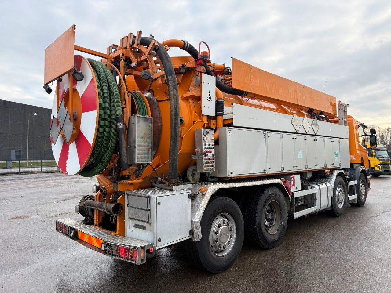 Scania P380 8x2*6 Hvidtved Larsen Flexline 414 - Camion hydrocureur: photos 3 Scania P380 8x2*6 Hvidtved Larsen Flexline 414 - Camion hydrocureur: photos 3