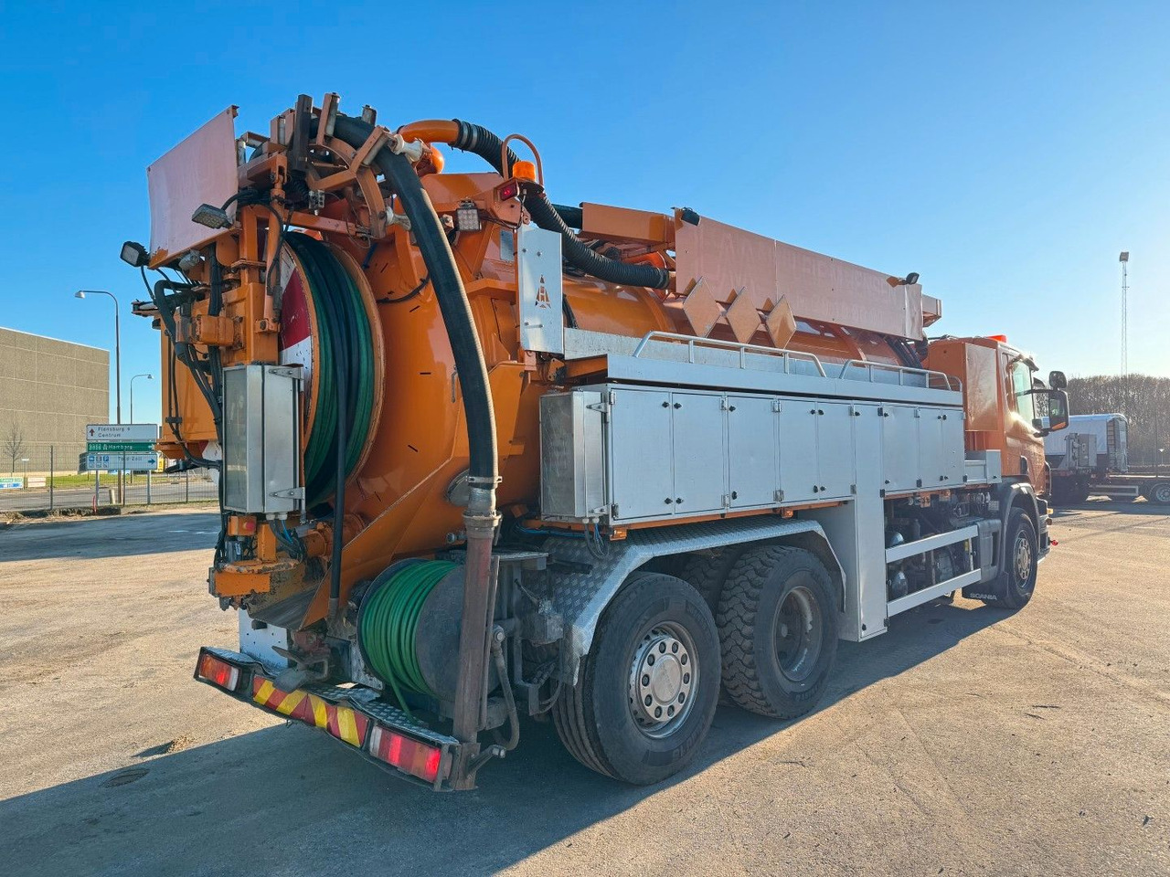 Scania P400 6x2*4 Hvidtved Larsen Flexline 310 - Camion hydrocureur: photos 3 Scania P400 6x2*4 Hvidtved Larsen Flexline 310 - Camion hydrocureur: photos 3