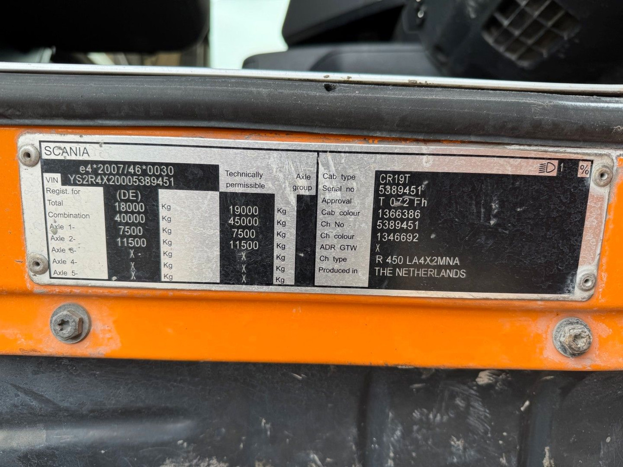 Camion hydrocureur Scania R450 4x2 Euro 6 Disab Centurion LN20 Sauglader: photos 10 Camion hydrocureur Scania R450 4x2 Euro 6 Disab Centurion LN20 Sauglader: photos 10