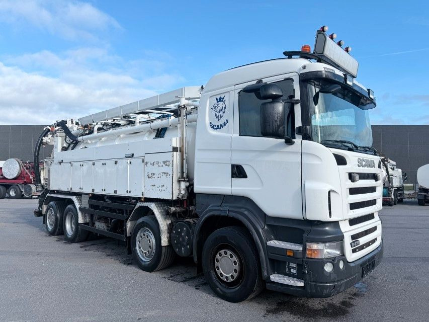 Scania R470 8x2*6 Hvidtved Larsen RECycler 414 - Camion hydrocureur: photos 2 Scania R470 8x2*6 Hvidtved Larsen RECycler 414 - Camion hydrocureur: photos 2