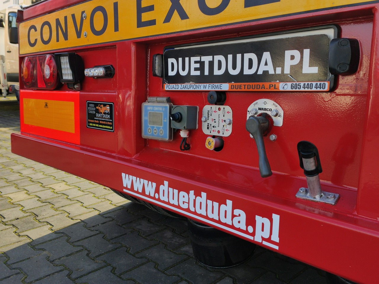 Semi-remorque surbaissé EMTECH 2 osiowa PCN 18 TIEFBETT Zagłębiana Rozciągana Oś Skrętna UNIKAT: photos 31