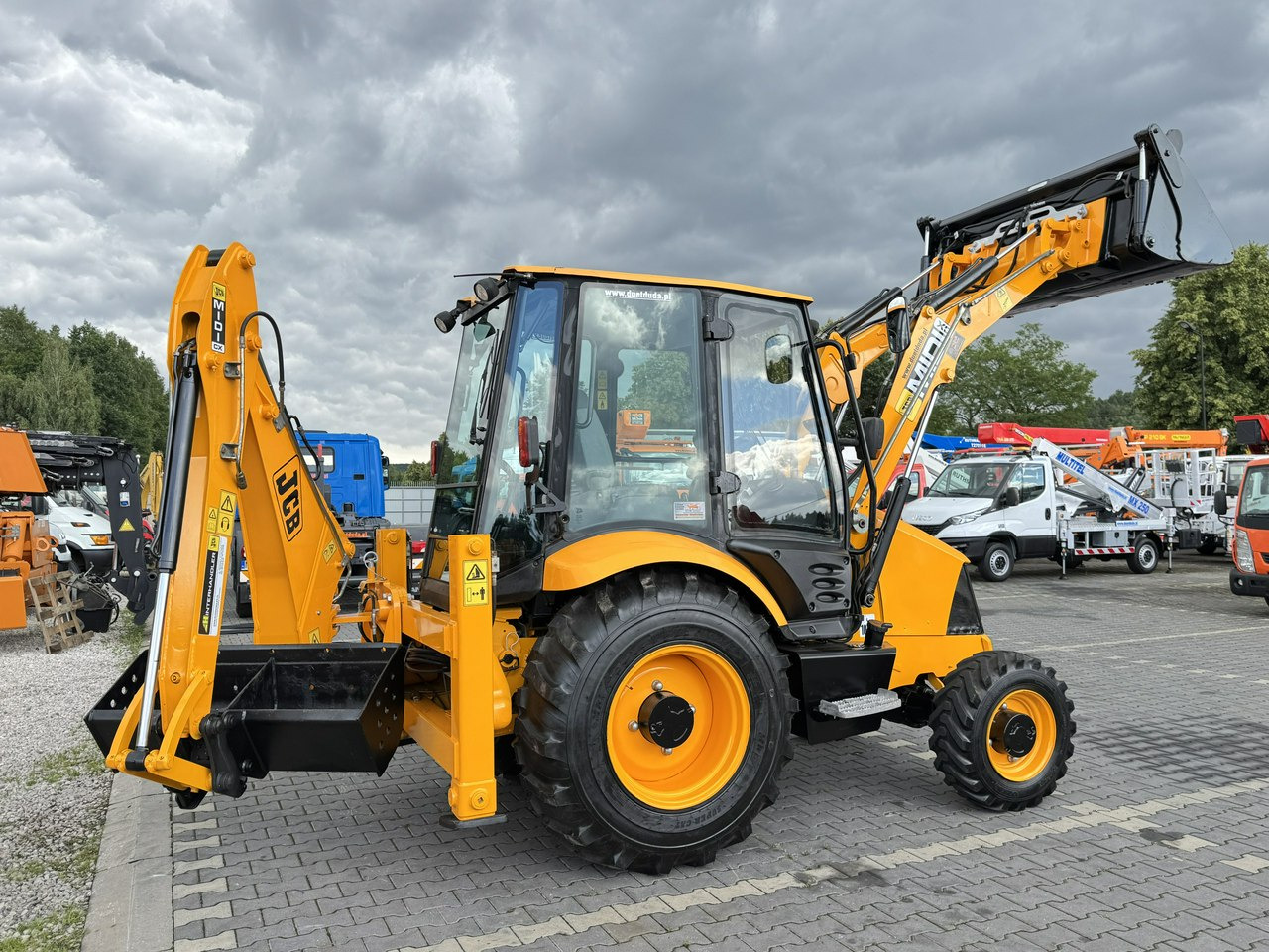 Tractopelle JCB MIDI CX Szybkozłącze Nowe Opony bez luzów i wycieków Super Stan: photos 12