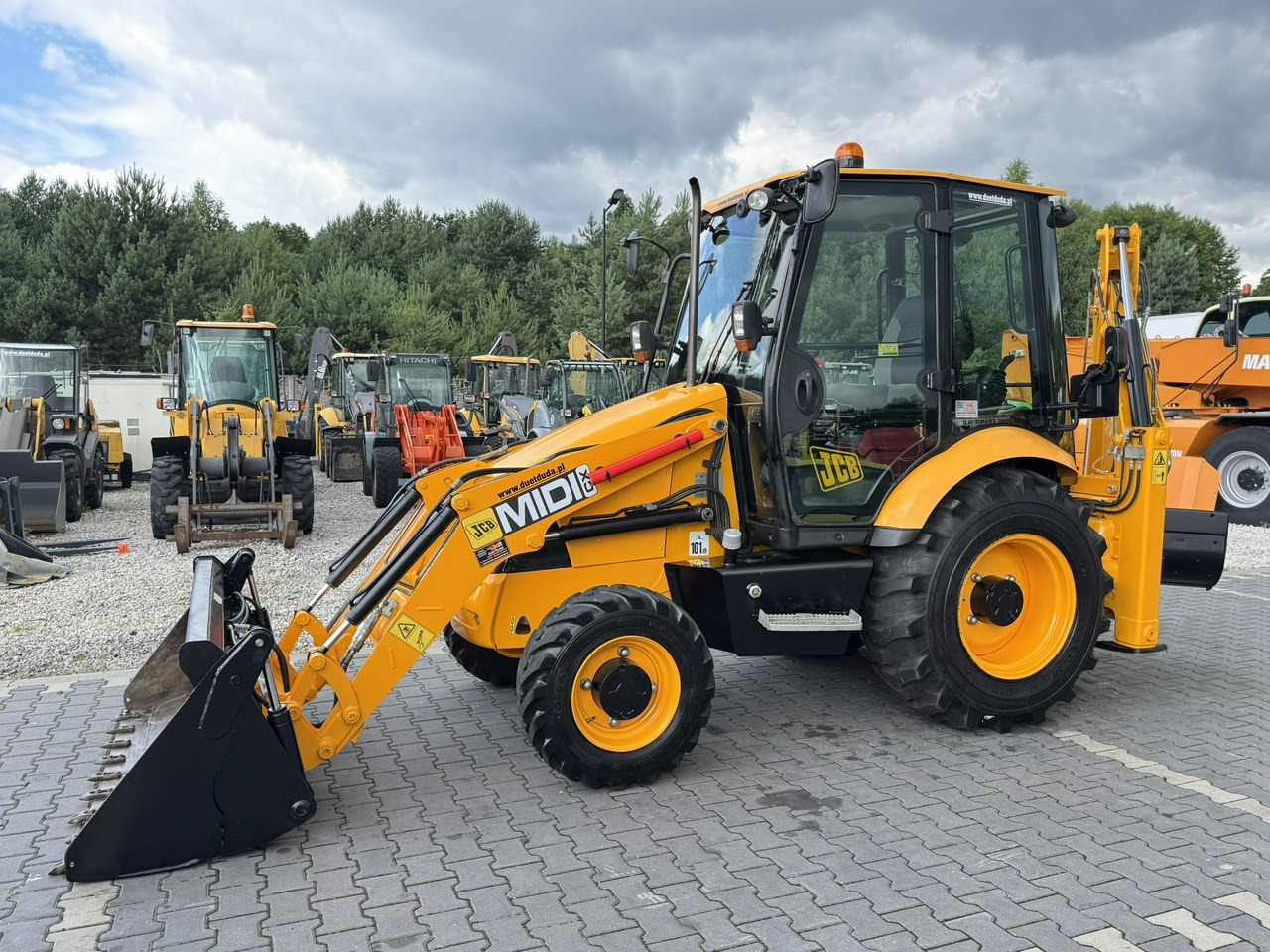 Tractopelle JCB MIDI CX Szybkozłącze Nowe Opony bez luzów i wycieków Super Stan: photos 7