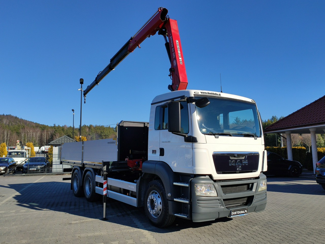 MAN TGS 26.360 6x4 - Camion plateau, Camion grue: photos 3 MAN TGS 26.360 6x4 - Camion plateau, Camion grue: photos 3