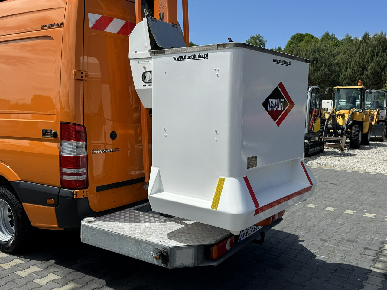 Camion avec nacelle Mercedes Sprinter Zwyżka Podnośnik Koszowy VERSALIFT KLUBB ET-36-LF UDT: photos 16