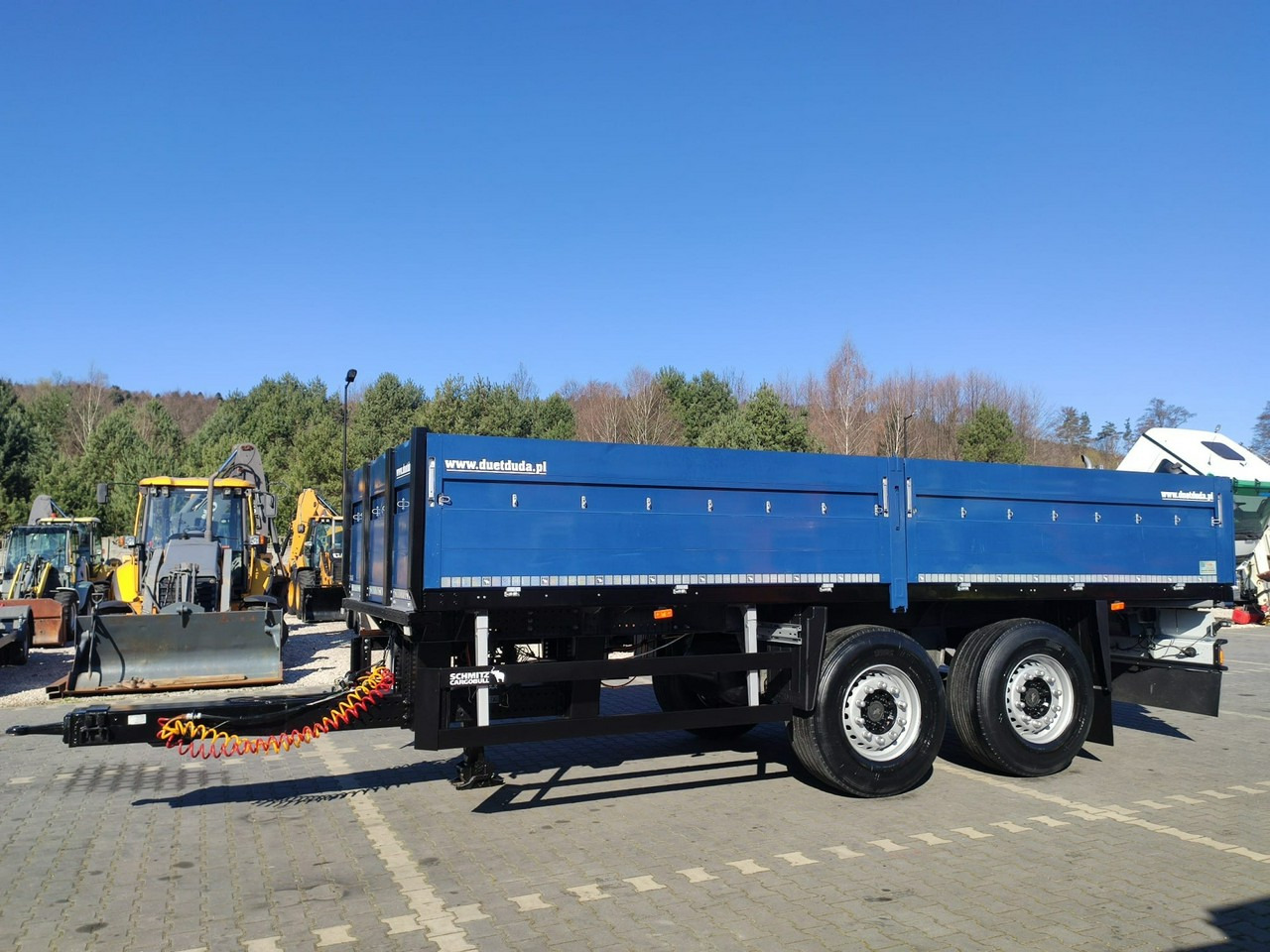 Schmitz Cargobull Ciężarowa 2-osiowa na poduszkach Tandem Stan Unikat !!! - Remorque plateau: photos 3 Schmitz Cargobull Ciężarowa 2-osiowa na poduszkach Tandem Stan Unikat !!! - Remorque plateau: photos 3