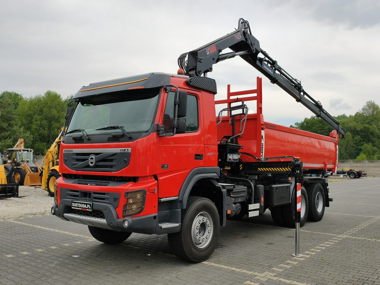 Volvo FMX 410 6x4 13L HDS Radiowy Hydroburta - Camion benne, Camion grue: photos 1 Volvo FMX 410 6x4 13L HDS Radiowy Hydroburta - Camion benne, Camion grue: photos 1