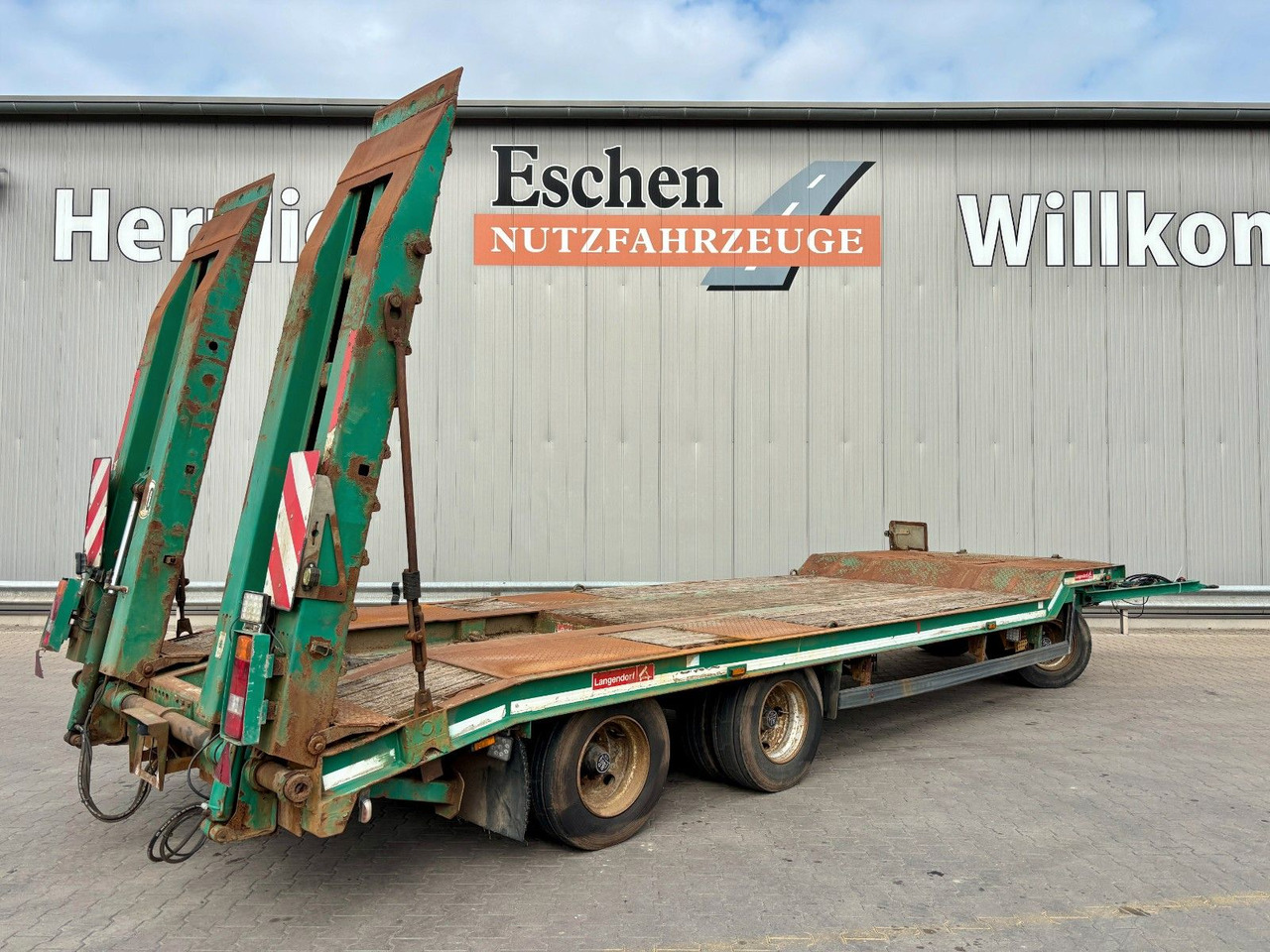 Langendorf Anhänger | hydraulische Rampen*Blatt*BPW-Achsen - Remorque porte-engin surbaissée: photos 5 Langendorf Anhänger | hydraulische Rampen*Blatt*BPW-Achsen - Remorque porte-engin surbaissée: photos 5