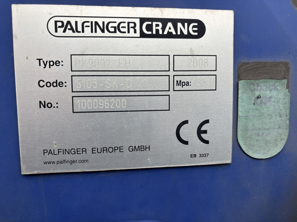 Camion plateau MAN TGA 18.350 4x2 LL / Palfinger PK9002 EH Kran: photos 10 Camion plateau MAN TGA 18.350 4x2 LL / Palfinger PK9002 EH Kran: photos 10