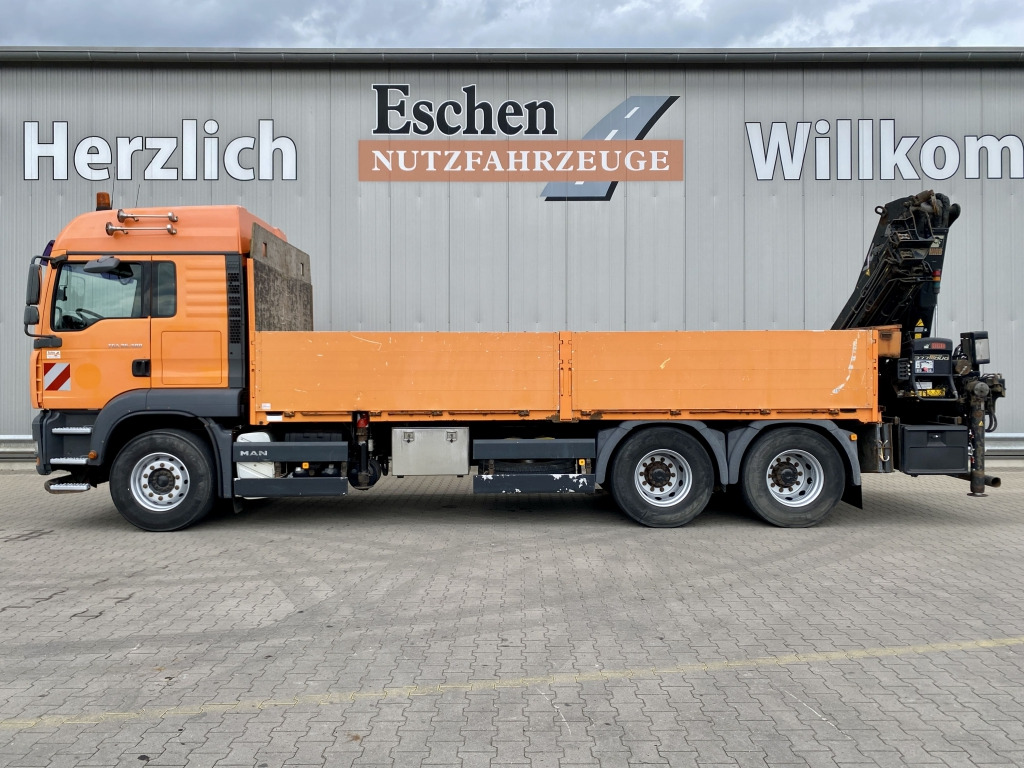 MAN TGA 26.480 6x4 BL / HIAB 377 EP-4 Faltkran - Camion plateau, Camion grue: photos 2 MAN TGA 26.480 6x4 BL / HIAB 377 EP-4 Faltkran - Camion plateau, Camion grue: photos 2