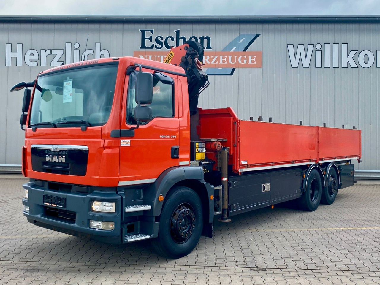 MAN TGM 26.340 6x2-4 LL | PK14002*Funk*Klima*1.Hand - Camion plateau, Camion grue: photos 2 MAN TGM 26.340 6x2-4 LL | PK14002*Funk*Klima*1.Hand - Camion plateau, Camion grue: photos 2
