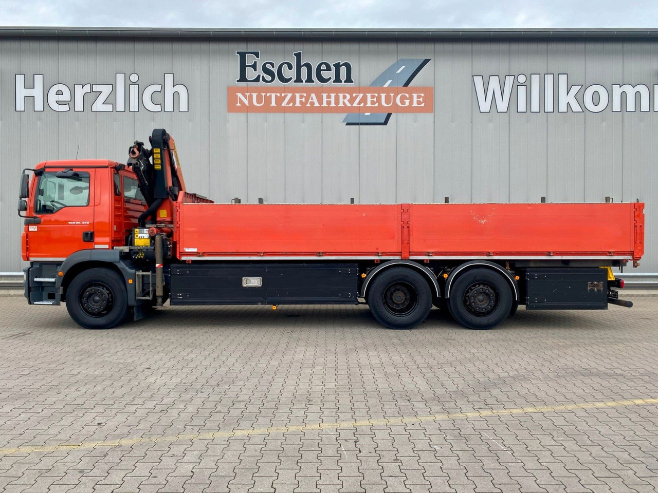 MAN TGM 26.340 6x2-4 LL | PK14002*Funk*Klima*1.Hand - Camion plateau, Camion grue: photos 3 MAN TGM 26.340 6x2-4 LL | PK14002*Funk*Klima*1.Hand - Camion plateau, Camion grue: photos 3