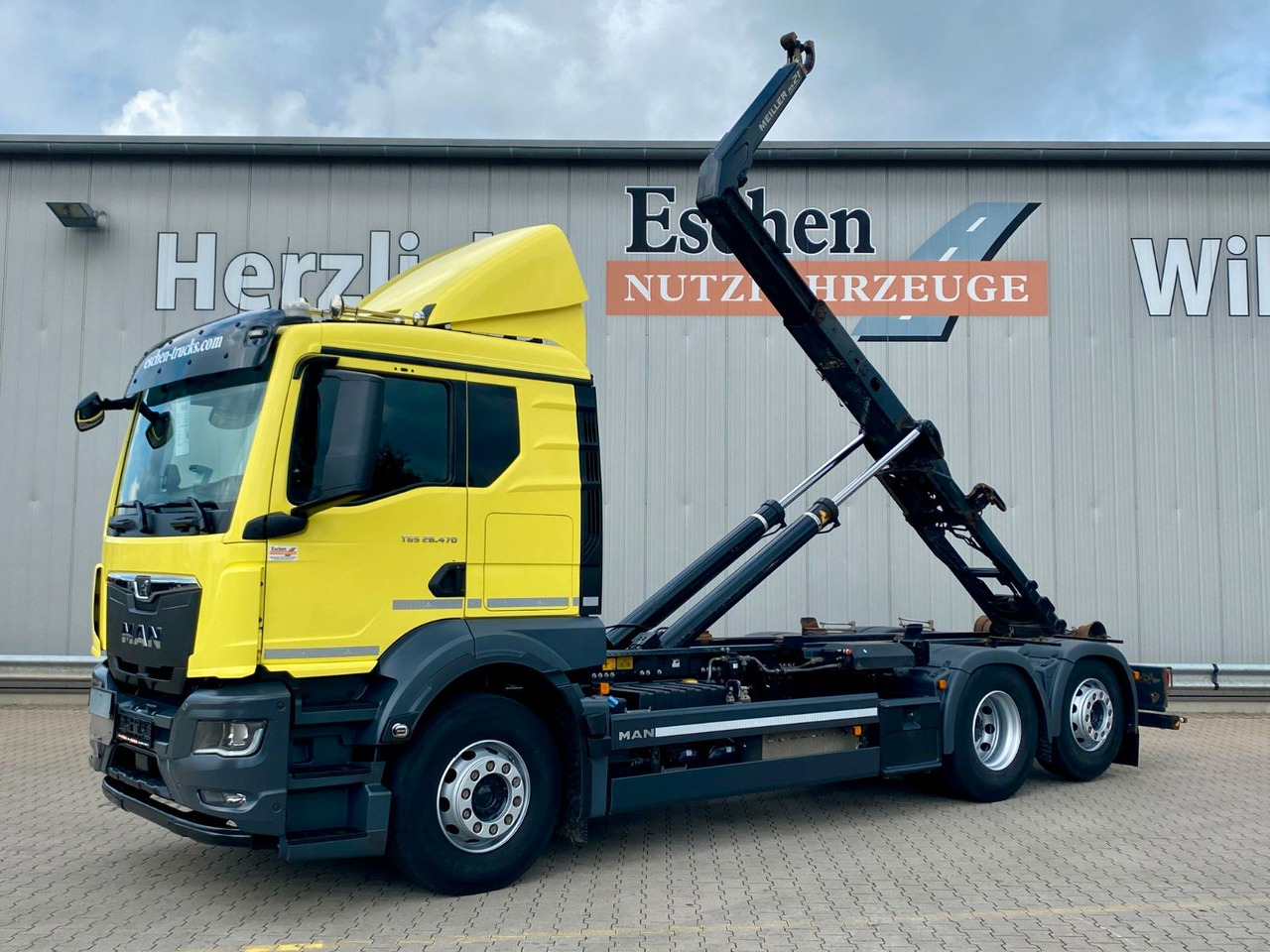 MAN TGS 26.470 6x2-4|MEILLER RS 21.65H*FUNK*Retarder - Camion ampliroll: photos 1 MAN TGS 26.470 6x2-4|MEILLER RS 21.65H*FUNK*Retarder - Camion ampliroll: photos 1