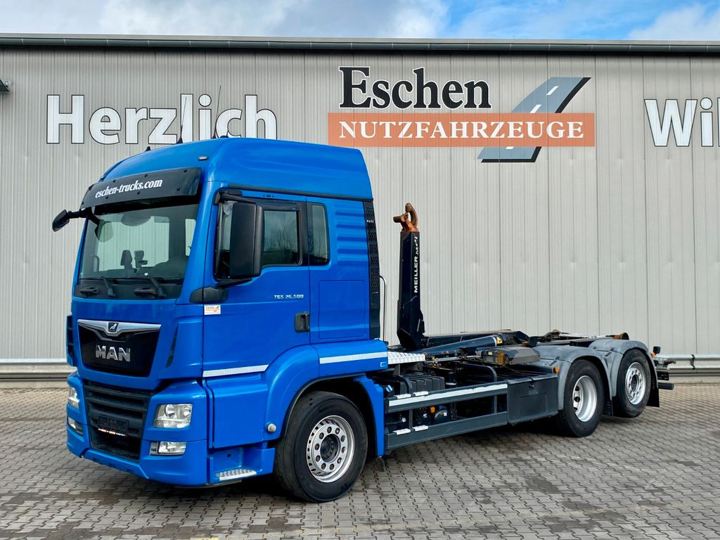 MAN TGS 26.500 6x2-4 LL | MEILLER 21.65*ACC*Retarder - Camion ampliroll: photos 2 MAN TGS 26.500 6x2-4 LL | MEILLER 21.65*ACC*Retarder - Camion ampliroll: photos 2