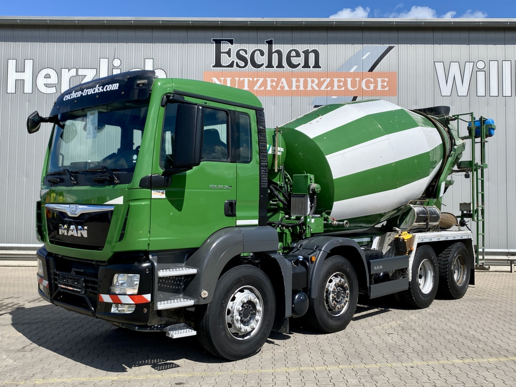 MAN TGS 32.360 8x4 BB / 9 m³ Stetter-Aufbau - Camion malaxeur: photos 1 MAN TGS 32.360 8x4 BB / 9 m³ Stetter-Aufbau - Camion malaxeur: photos 1