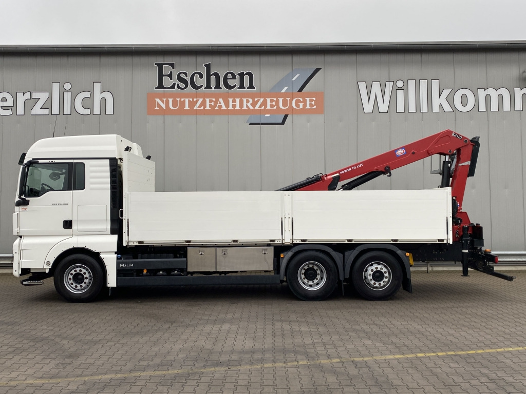 MAN TGX 26.500 6x2-4 LL / HMF 2110 L-MC Kran - Camion plateau, Camion grue: photos 2 MAN TGX 26.500 6x2-4 LL / HMF 2110 L-MC Kran - Camion plateau, Camion grue: photos 2