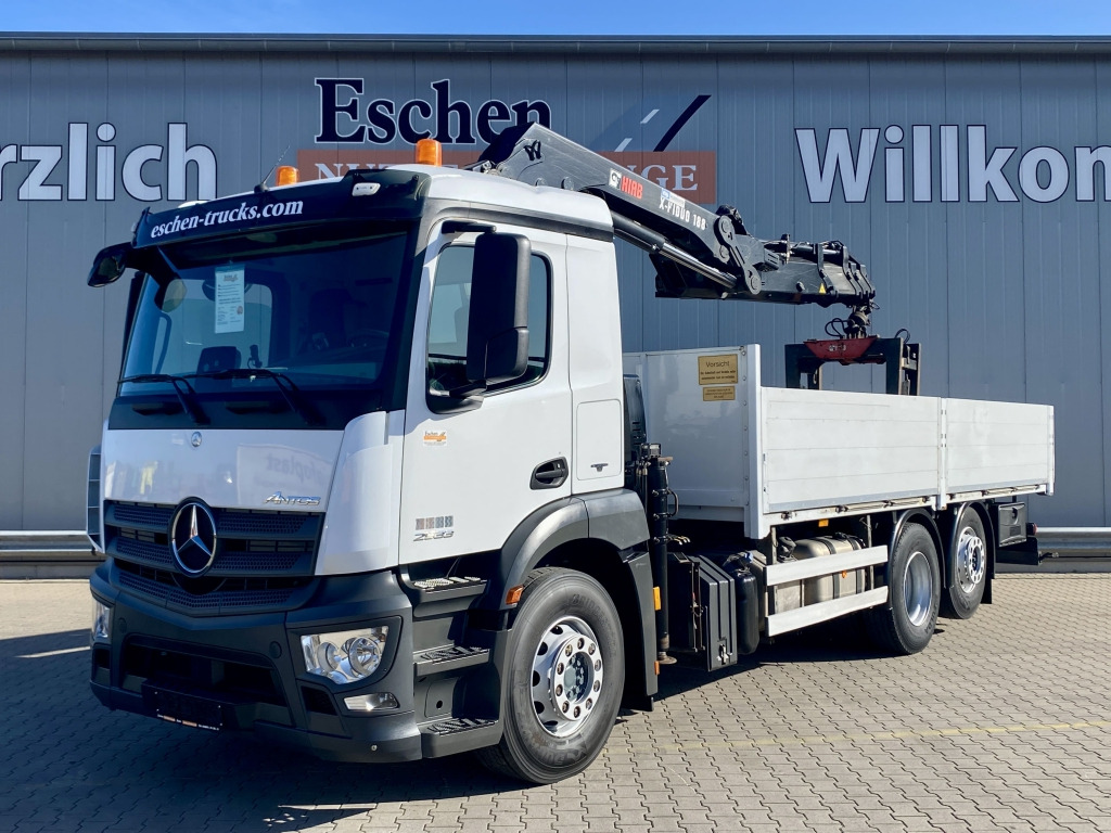 Mercedes-Benz 2533 L 6x2 / HIAB X-HIDUO 188/ES-3 Kran - Camion plateau, Camion grue: photos 1 Mercedes-Benz 2533 L 6x2 / HIAB X-HIDUO 188/ES-3 Kran - Camion plateau, Camion grue: photos 1