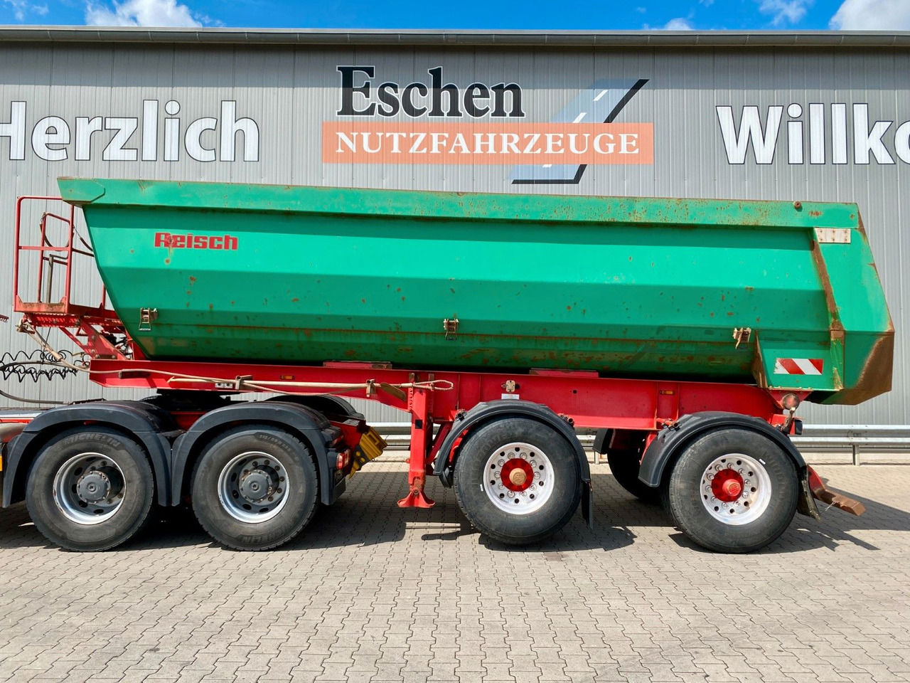 Reisch RHKS-31/20 SSL | Stahl 23m³*Luft-Lift*Kurzsattel - Semi-remorque benne: photos 2 Reisch RHKS-31/20 SSL | Stahl 23m³*Luft-Lift*Kurzsattel - Semi-remorque benne: photos 2