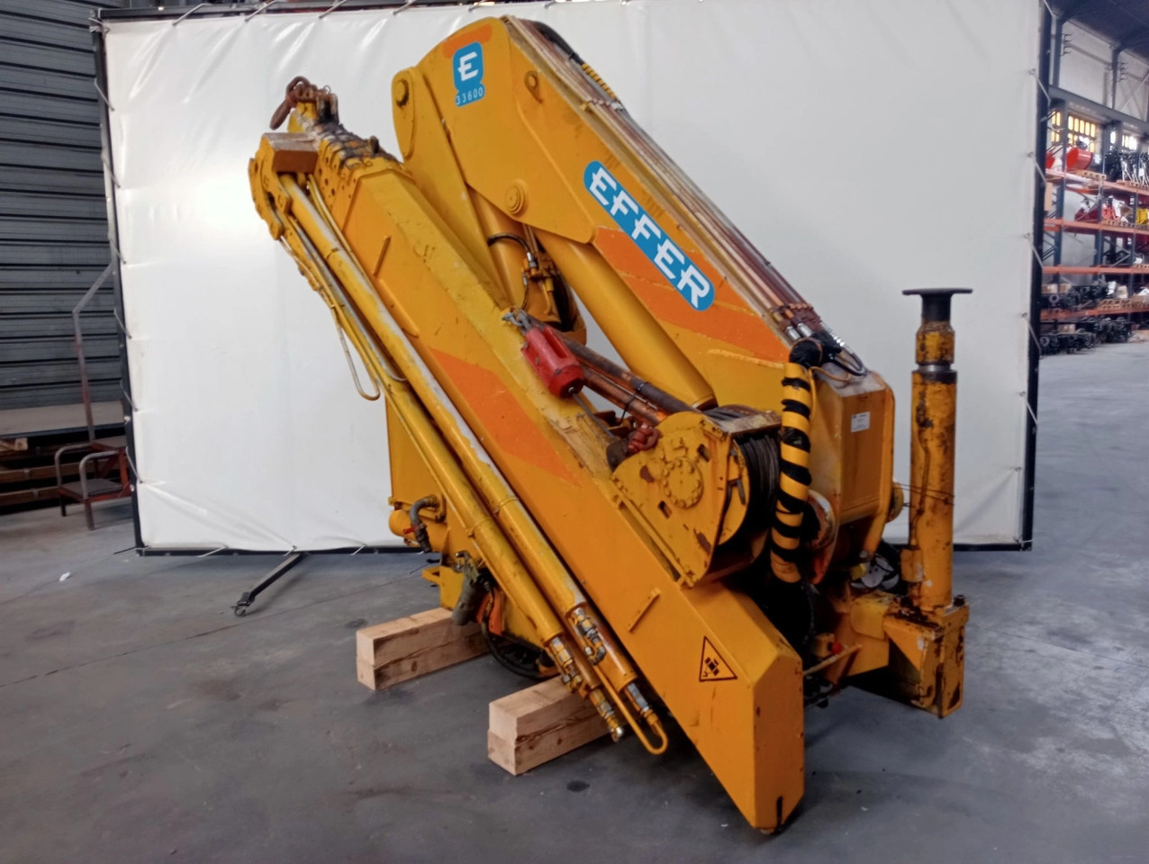 Grúa hidráulica Effer 33600 6S - Grue auxiliaire: photos 3 Grúa hidráulica Effer 33600 6S - Grue auxiliaire: photos 3