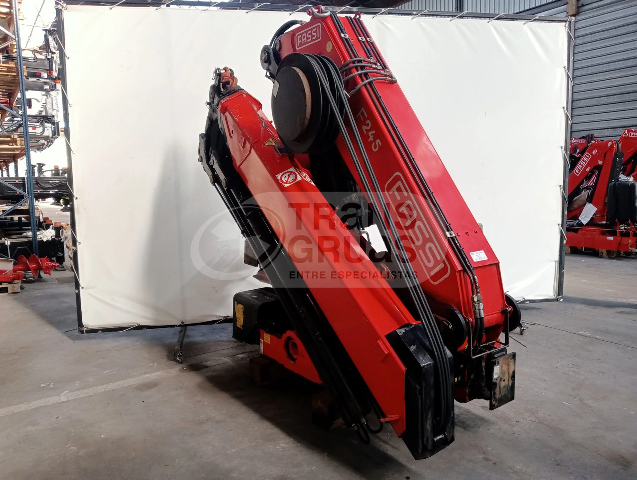 Grúa hidráulica Fassi F245A.2.25 E-DYNAMIC - Grue auxiliaire: photos 4 Grúa hidráulica Fassi F245A.2.25 E-DYNAMIC - Grue auxiliaire: photos 4