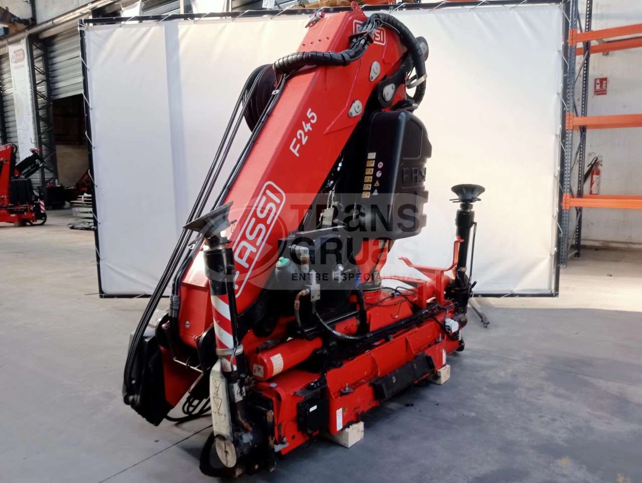Grúa hidráulica Fassi F245A.2.25 - Grue auxiliaire: photos 3 Grúa hidráulica Fassi F245A.2.25 - Grue auxiliaire: photos 3