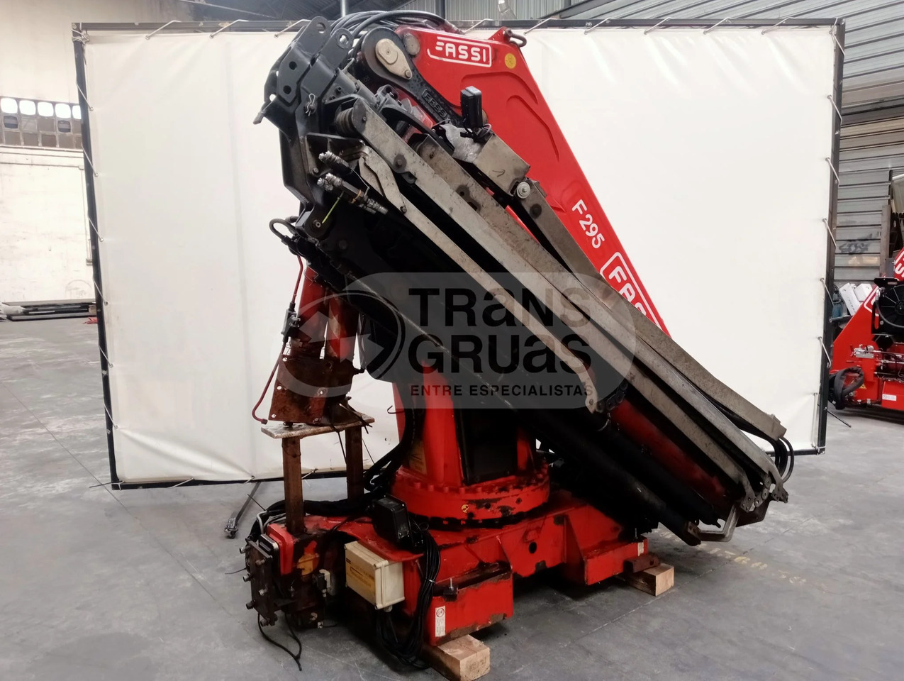 Grúa hidráulica Fassi F295RA.2.25 E-DYNAMIC - Grue auxiliaire: photos 4 Grúa hidráulica Fassi F295RA.2.25 E-DYNAMIC - Grue auxiliaire: photos 4