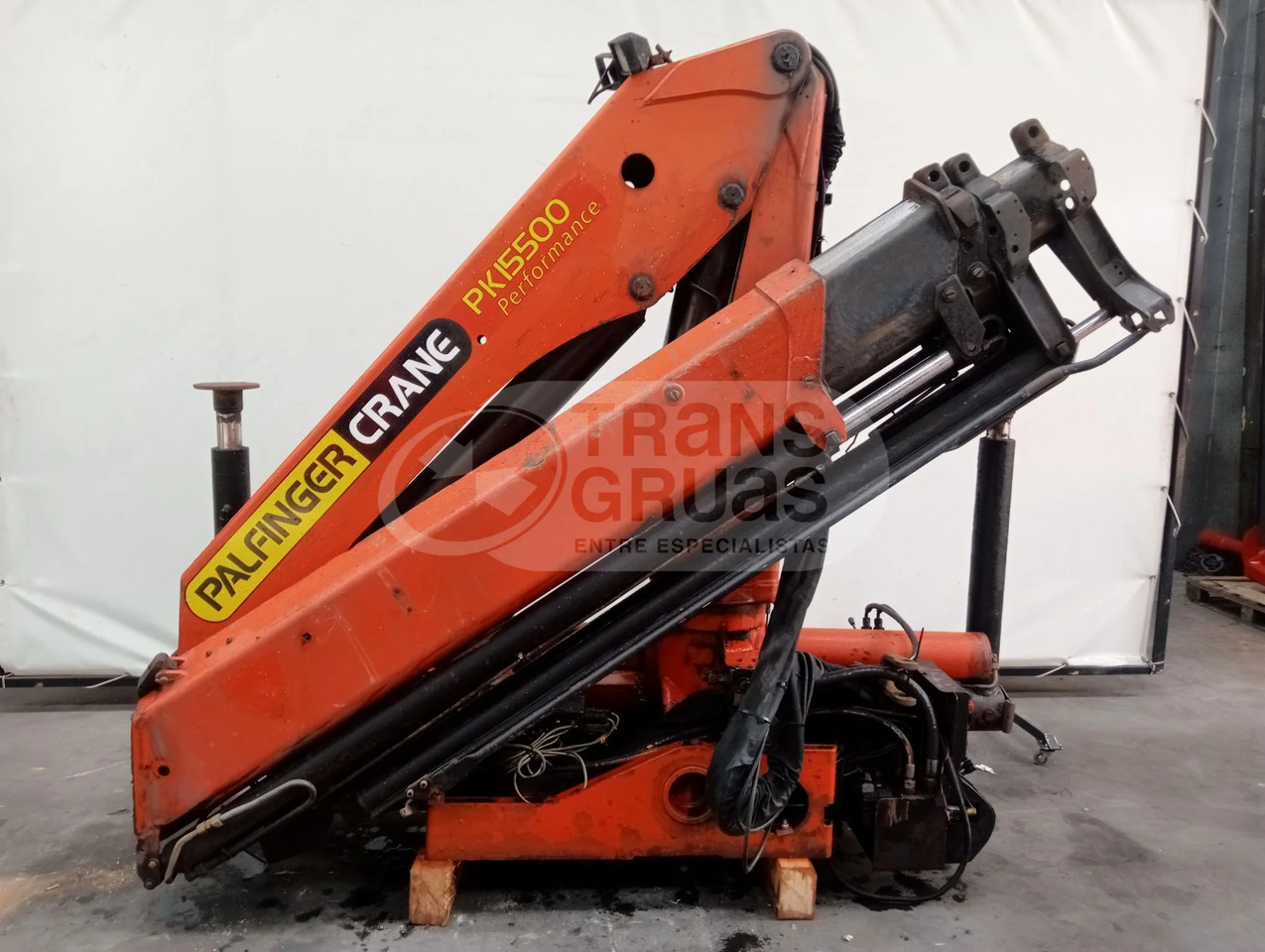 Grúa hidráulica Palfinger PK 15500 - Grue auxiliaire: photos 1 Grúa hidráulica Palfinger PK 15500 - Grue auxiliaire: photos 1