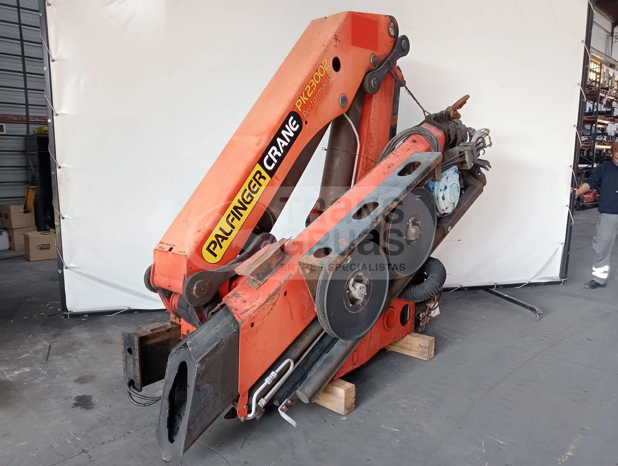 Grúa hidráulica Palfinger PK 23002 - Grue auxiliaire: photos 5 Grúa hidráulica Palfinger PK 23002 - Grue auxiliaire: photos 5