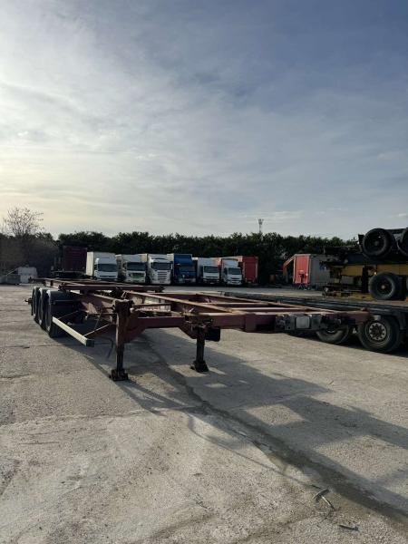 Semi-remorque porte-conteneur/ Caisse mobile Asca