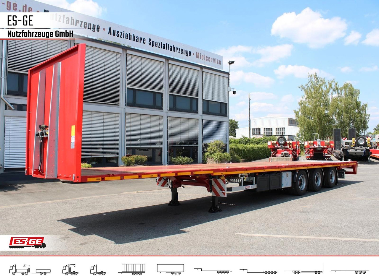 ES-GE 3-Achs Megatrailer, hydr. Heckabsenkung - Semi-remorque plateau: photos 2 ES-GE 3-Achs Megatrailer, hydr. Heckabsenkung - Semi-remorque plateau: photos 2