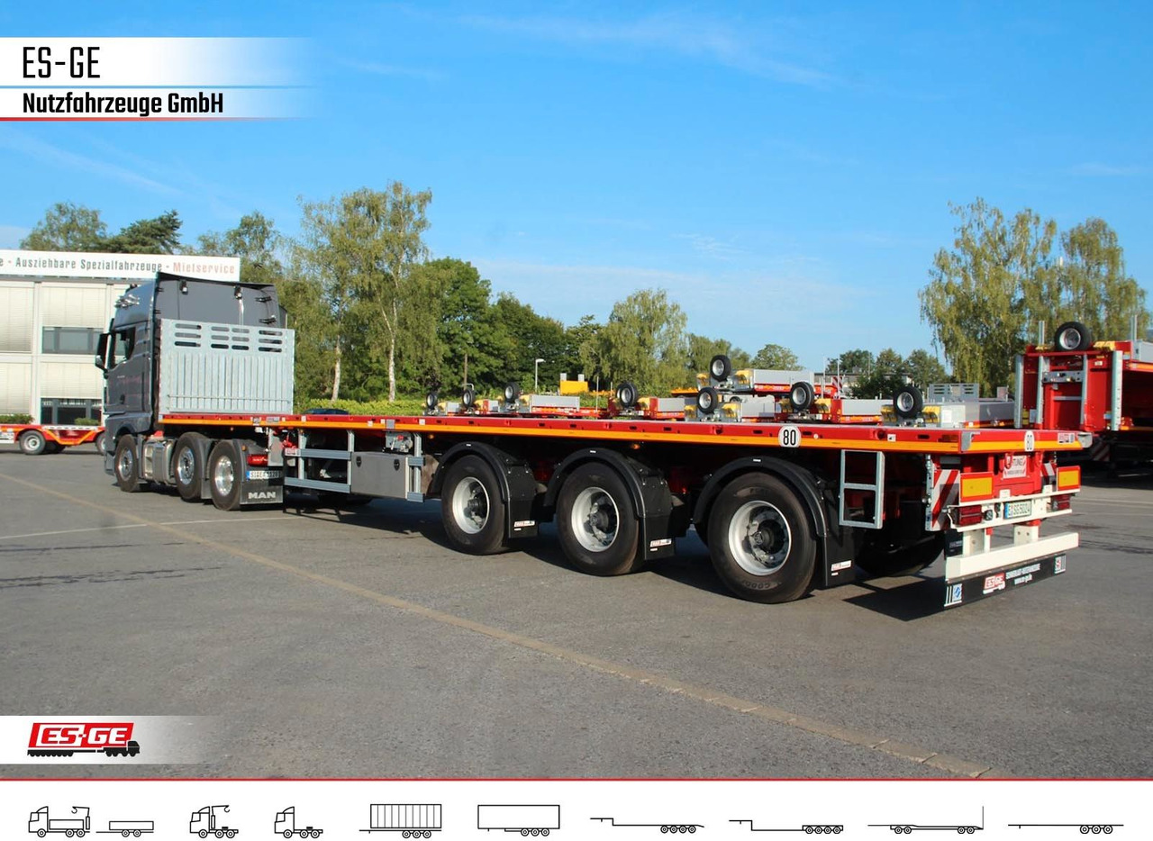 Faymonville MAX Trailer MAX210 Telesattel Faymonville Doppeltele, MAX Trailer MAX210 Telesattel - Semi-remorque plateau: photos 1 Faymonville MAX Trailer MAX210 Telesattel Faymonville Doppeltele, MAX Trailer MAX210 Telesattel - Semi-remorque plateau: photos 1