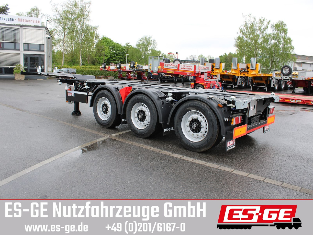 Kögel PORT 45 TRIPLEX Containerchassis - Semi-remorque porte-conteneur/ Caisse mobile: photos 1 Kögel PORT 45 TRIPLEX Containerchassis - Semi-remorque porte-conteneur/ Caisse mobile: photos 1
