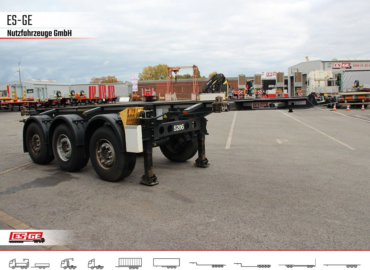 Krone 3-Achs-Containerchassis 20' - Semi-remorque porte-conteneur/ Caisse mobile: photos 3 Krone 3-Achs-Containerchassis 20' - Semi-remorque porte-conteneur/ Caisse mobile: photos 3