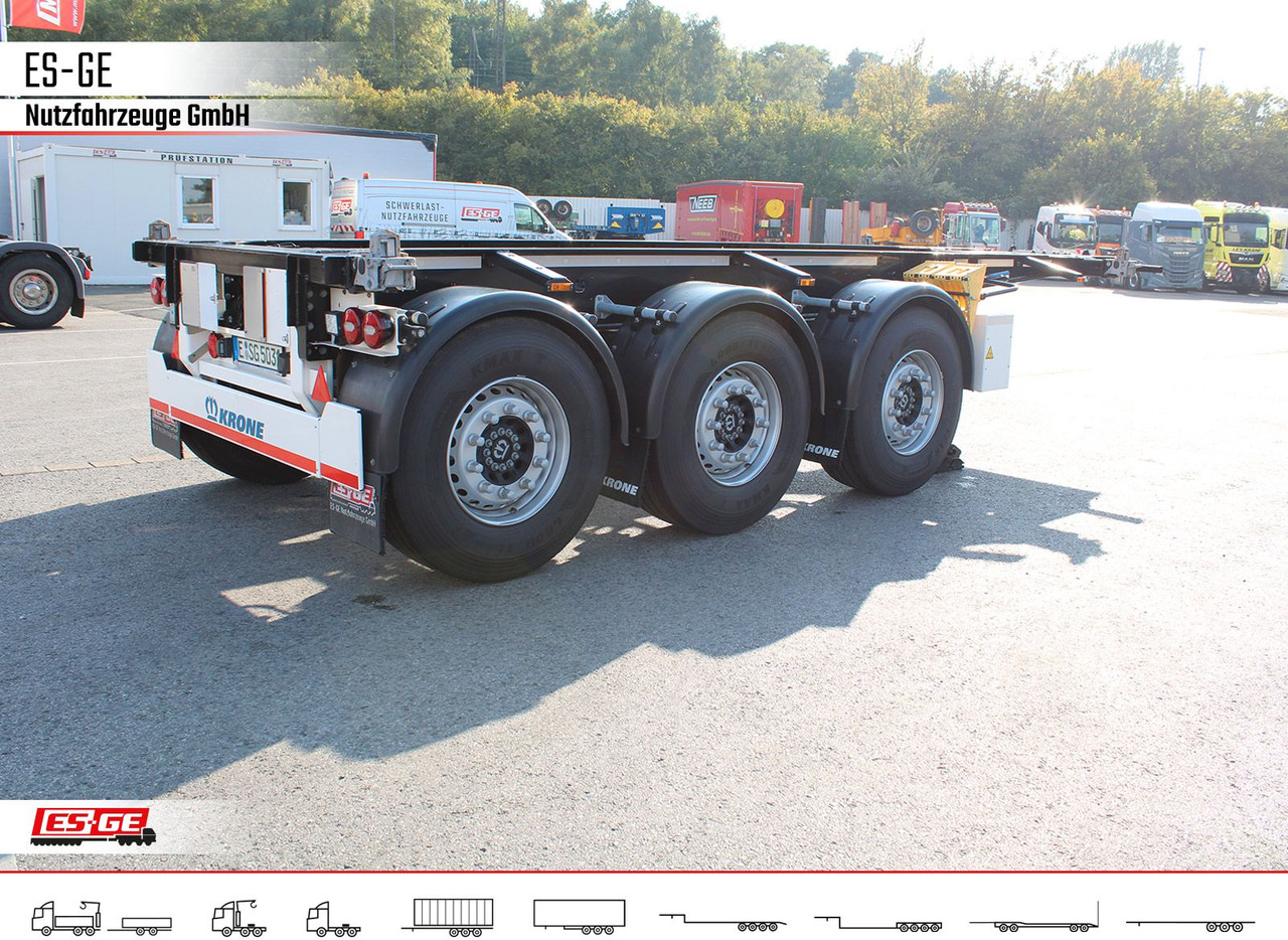 Krone Box Liner 3-Achs-Containerchassis 20' - Semi-remorque porte-conteneur/ Caisse mobile: photos 4 Krone Box Liner 3-Achs-Containerchassis 20' - Semi-remorque porte-conteneur/ Caisse mobile: photos 4